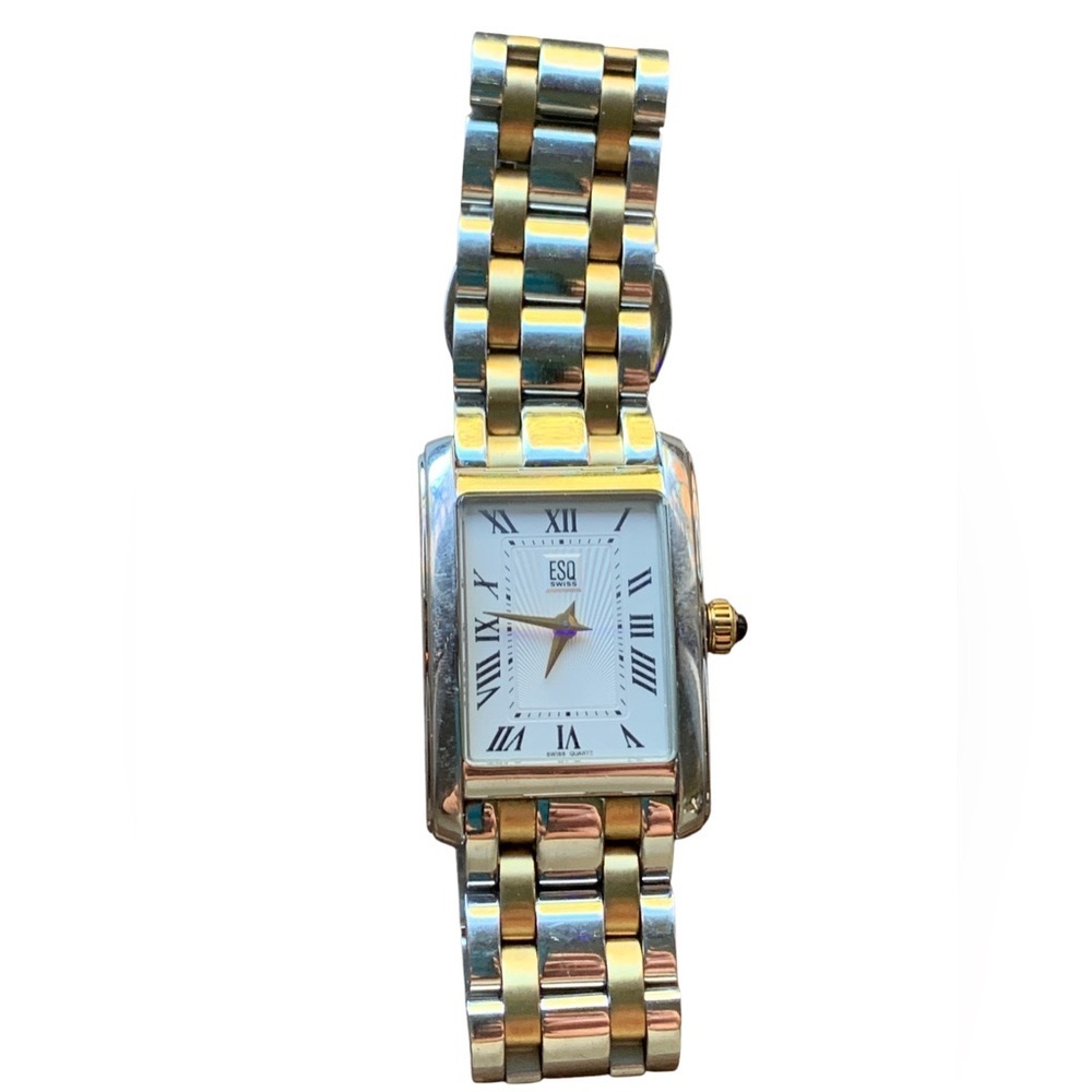 ESQ Swiss vintage Women’s watch two tone gold and silver - Picture 3 of 10